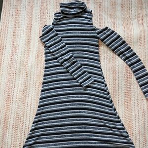 AE cold shoulder sweater dress